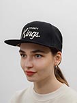 Бейсболка HOOD арт. 100-MWL001-NY076-BK Kings County (черный / белый)
